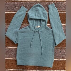 SO Super Soft Aqua Hooded Pullover size medium